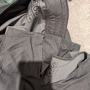 Grey figs pants XS top MP pants